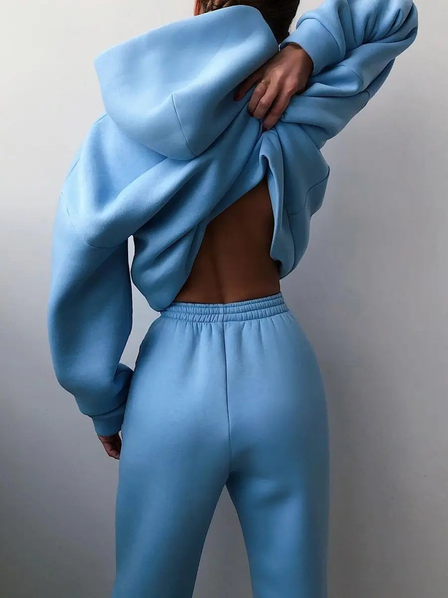 Sudaderas con capucha Casual Sólido Manga larga Polar Cálido con capucha