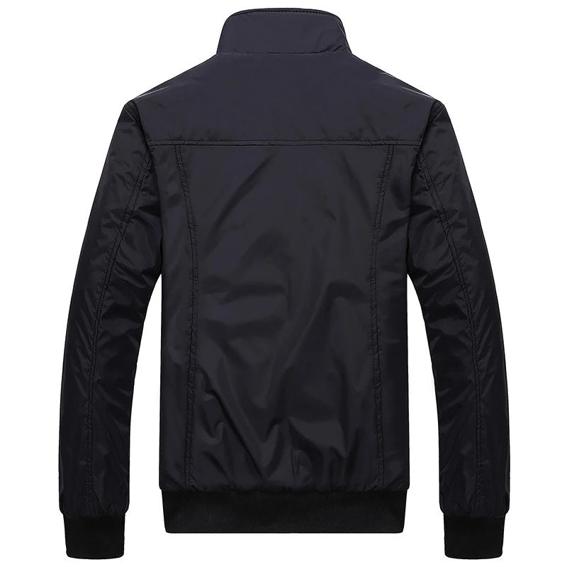 Chaquetas Bomber para Hombre Casual Hombre Color Sólido