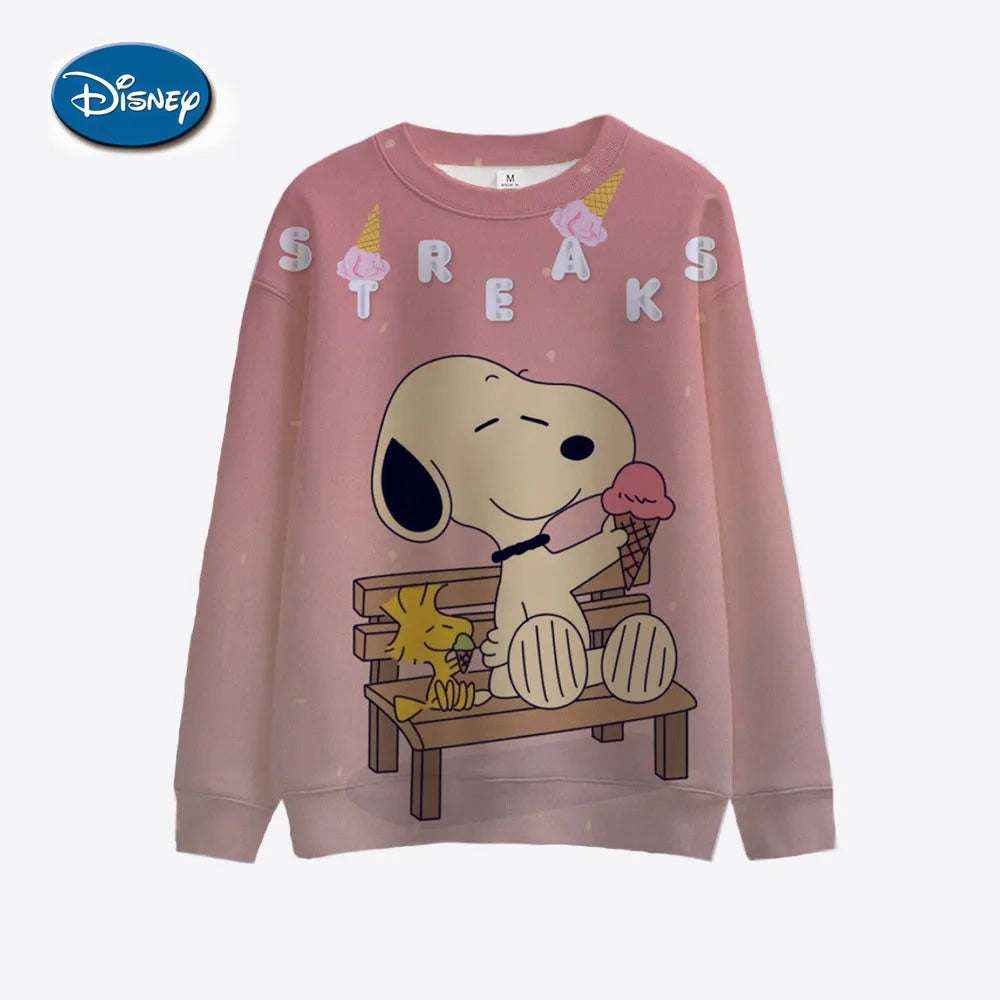 Sudadera con capucha para mujer Snoopy