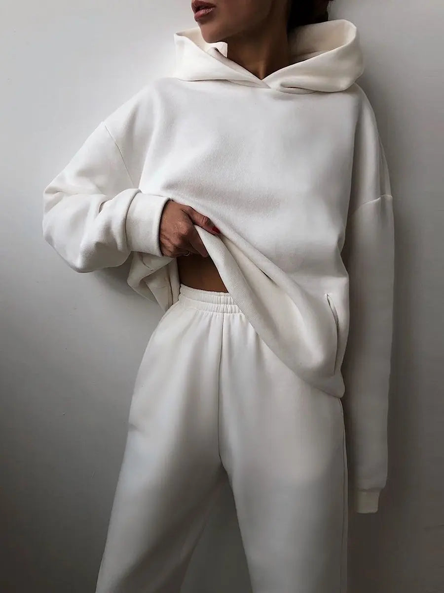 Sudaderas con capucha Casual Sólido Manga larga Polar Cálido con capucha