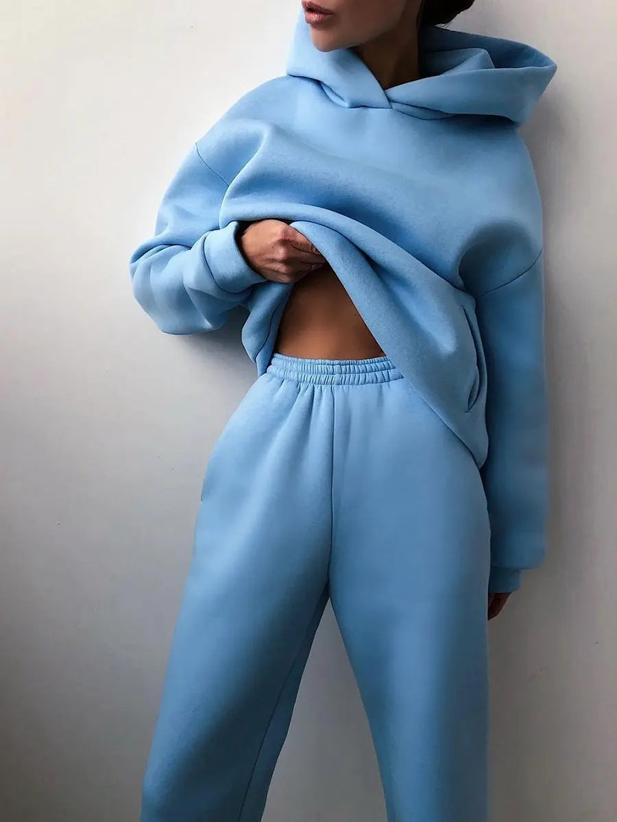 Sudaderas con capucha Casual Sólido Manga larga Polar Cálido con capucha