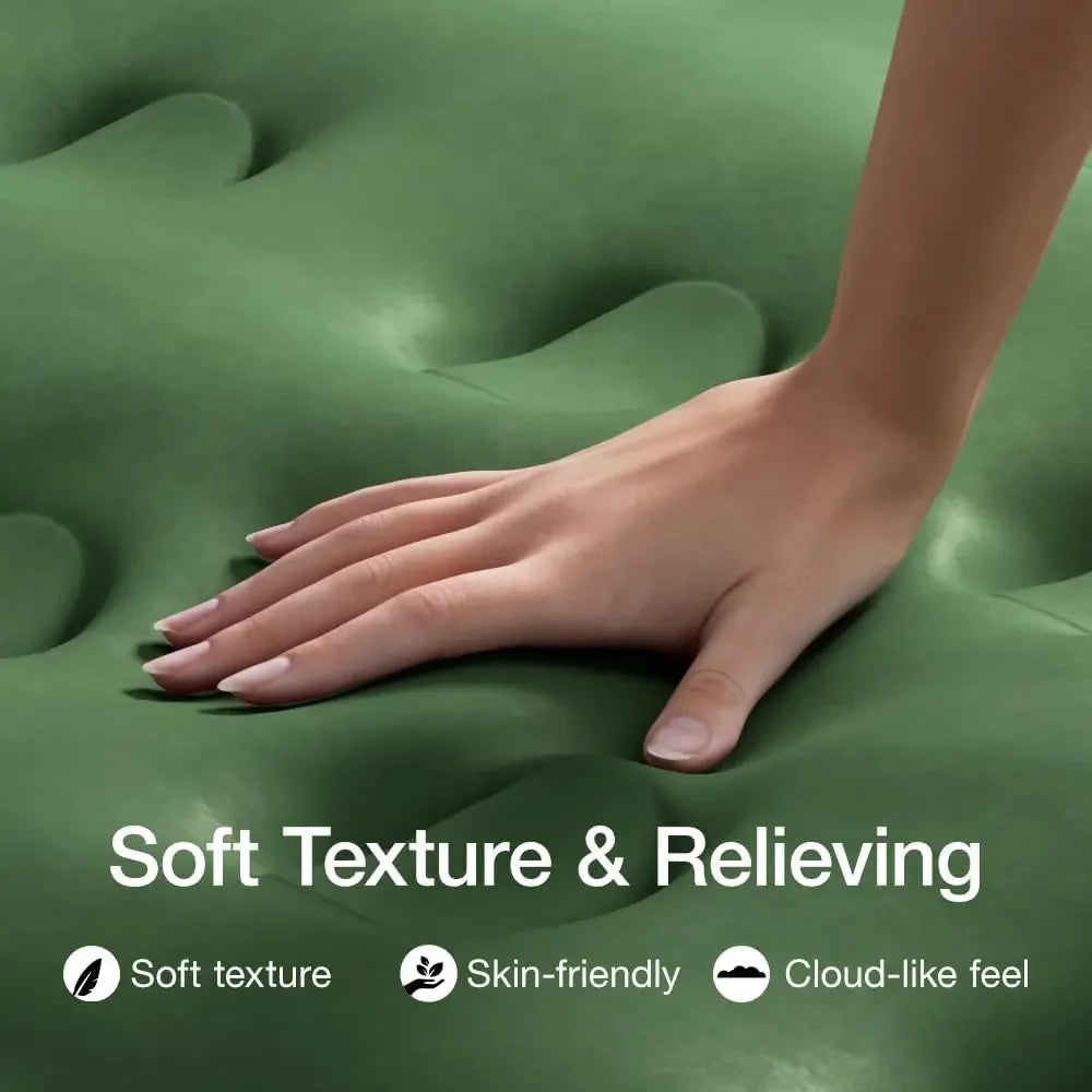 Air Mattress with Built in Pump - Upgraded Twin Blow Up Mattress,
