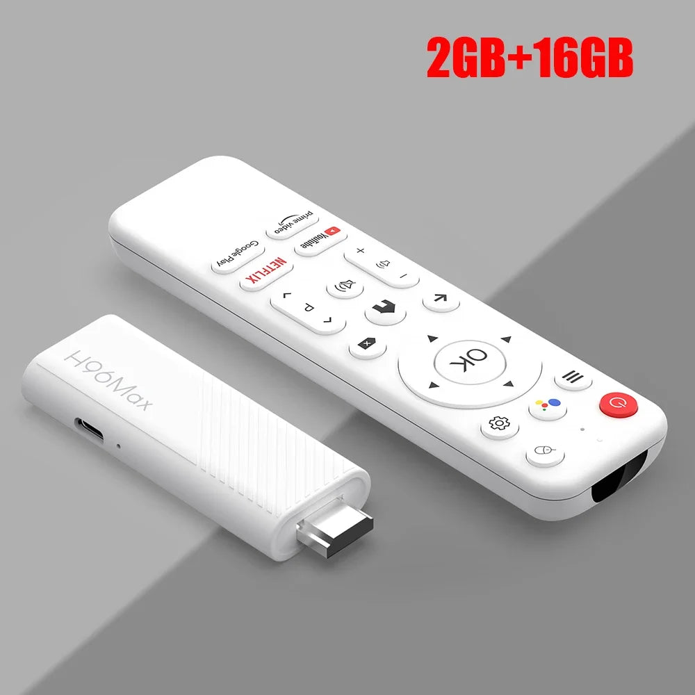 2024 New H96 MAX H313 Mini TV Stick Android 14 Smart TV Box