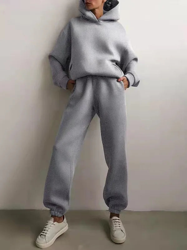 Sudaderas con capucha Casual Sólido Manga larga Polar Cálido con capucha