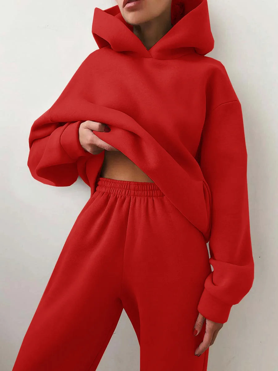 Sudaderas con capucha Casual Sólido Manga larga Polar Cálido con capucha