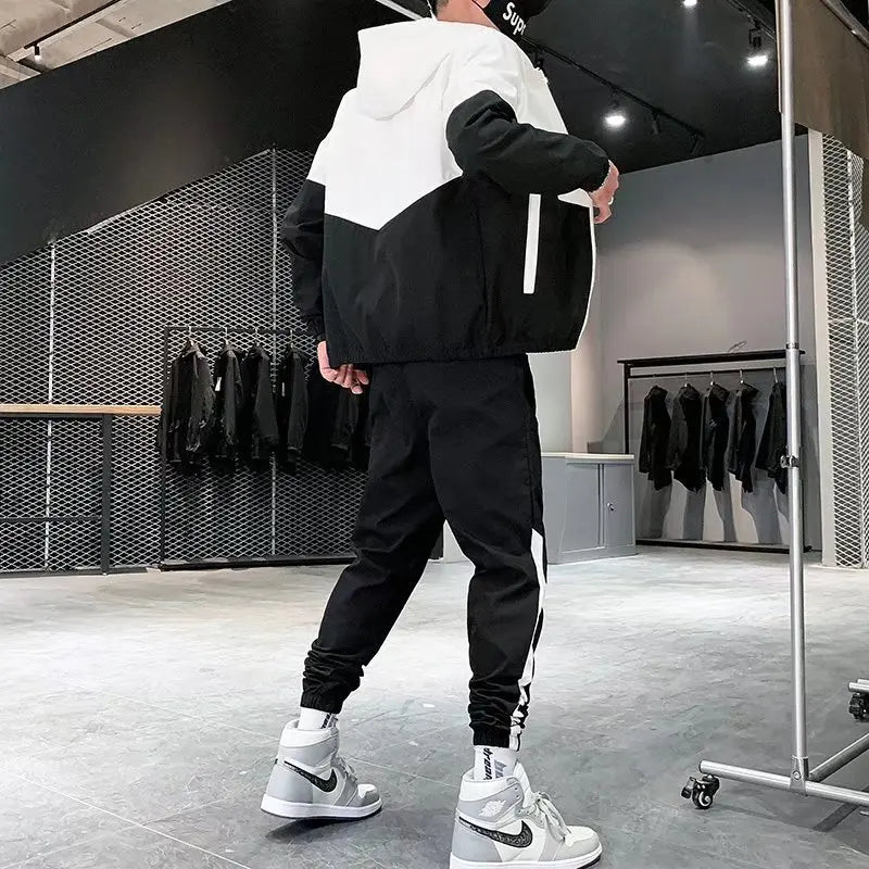 patchwork para hombre Moda Primavera Otoño