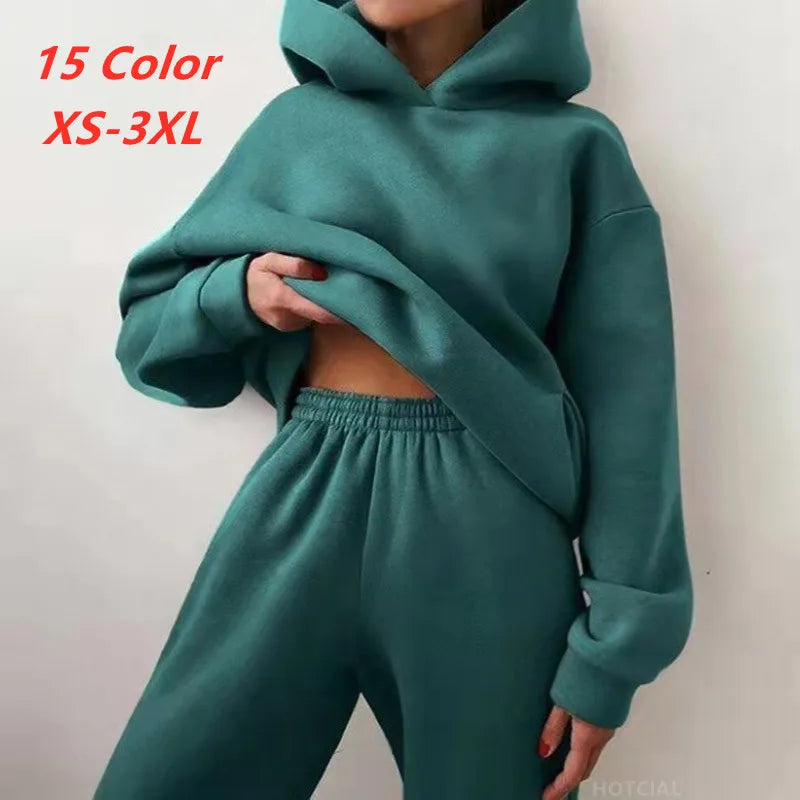 Sudaderas con capucha Casual Sólido Manga larga Polar Cálido con capucha