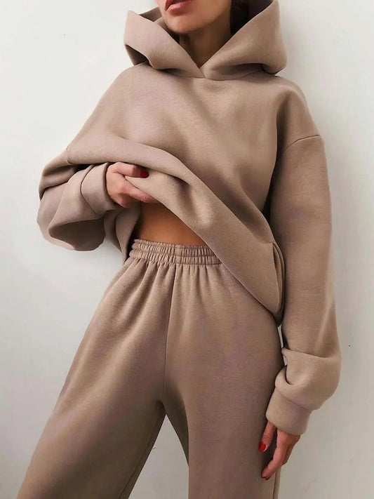 Sudaderas con capucha Casual Sólido Manga larga Polar Cálido con capucha