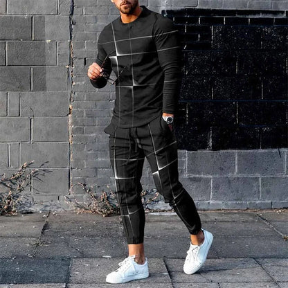 Conjuntos de hombre Estampado animal León Impresión 3D