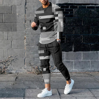 Conjuntos de hombre Estampado animal León Impresión 3D